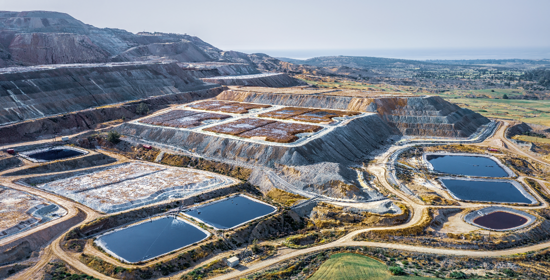 Mining and critical minerals extraction site.