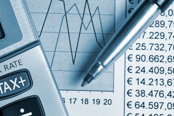 International business district with high-rise offices.